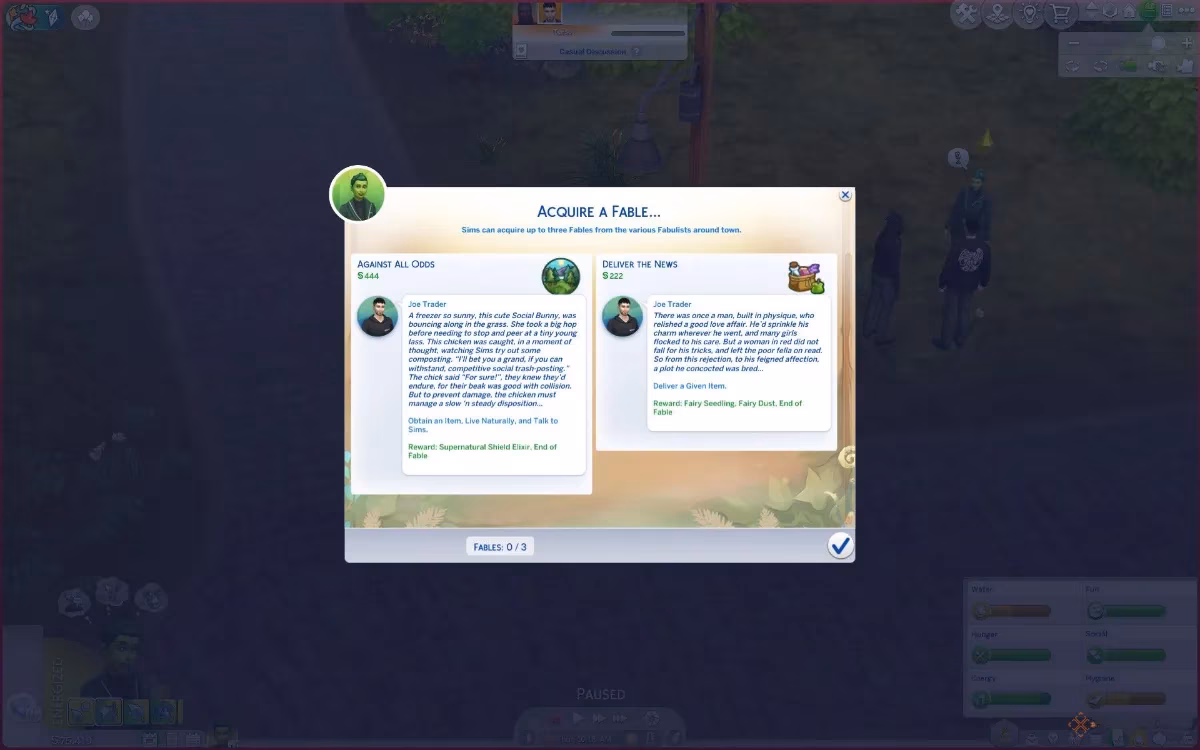 My Magical Quest Solving Fables in The Sims 4 Enchanted by Nature
